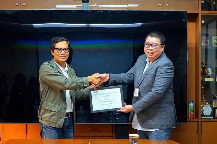 KG Media Beli Sertifikat Energi Terbarukan PLN